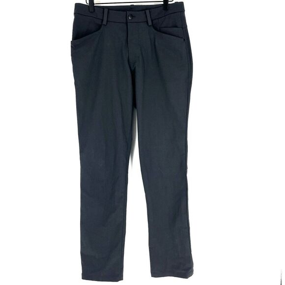 Lululemon ABC Pants Size 30x33 Mens Gray Trouser Straight Leg Chino Travel - Picture 1 of 7
